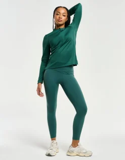 Discount ECHT Velocity Quarter Zip Running Top Green