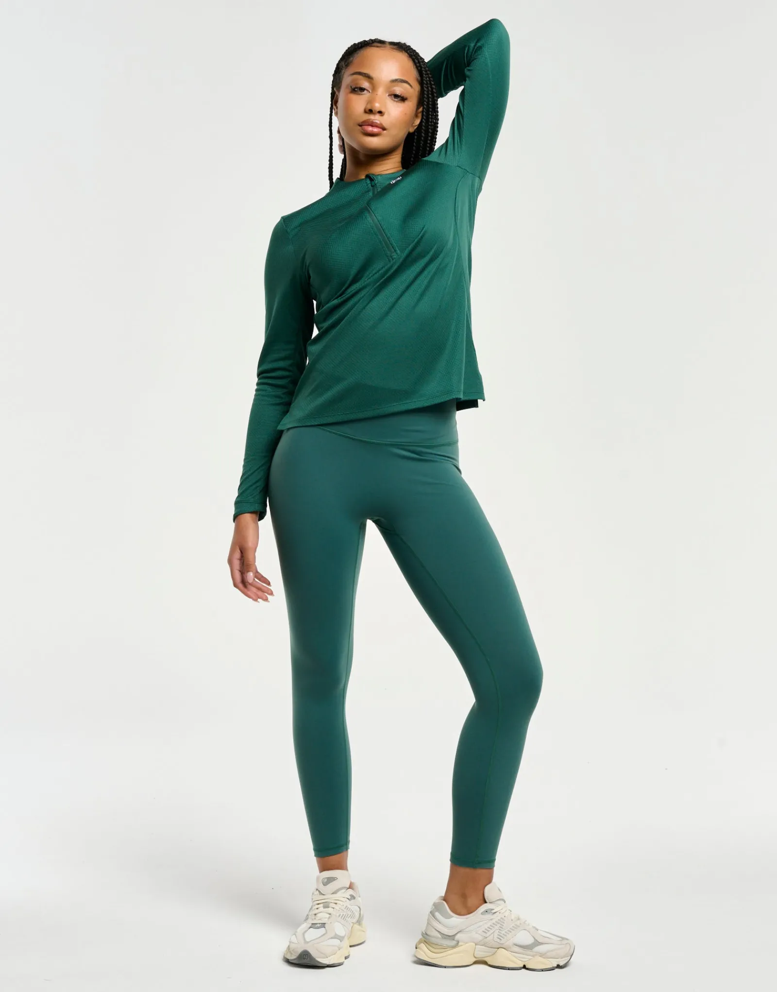 Discount ECHT Velocity Quarter Zip Running Top Green