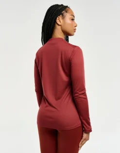 Hot ECHT Velocity Quarter Zip Running Top Brown