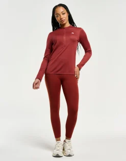 Hot ECHT Velocity Quarter Zip Running Top Brown