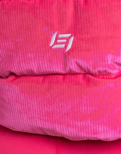 Sale ECHT Velour Puffer Jacket Bright Pink