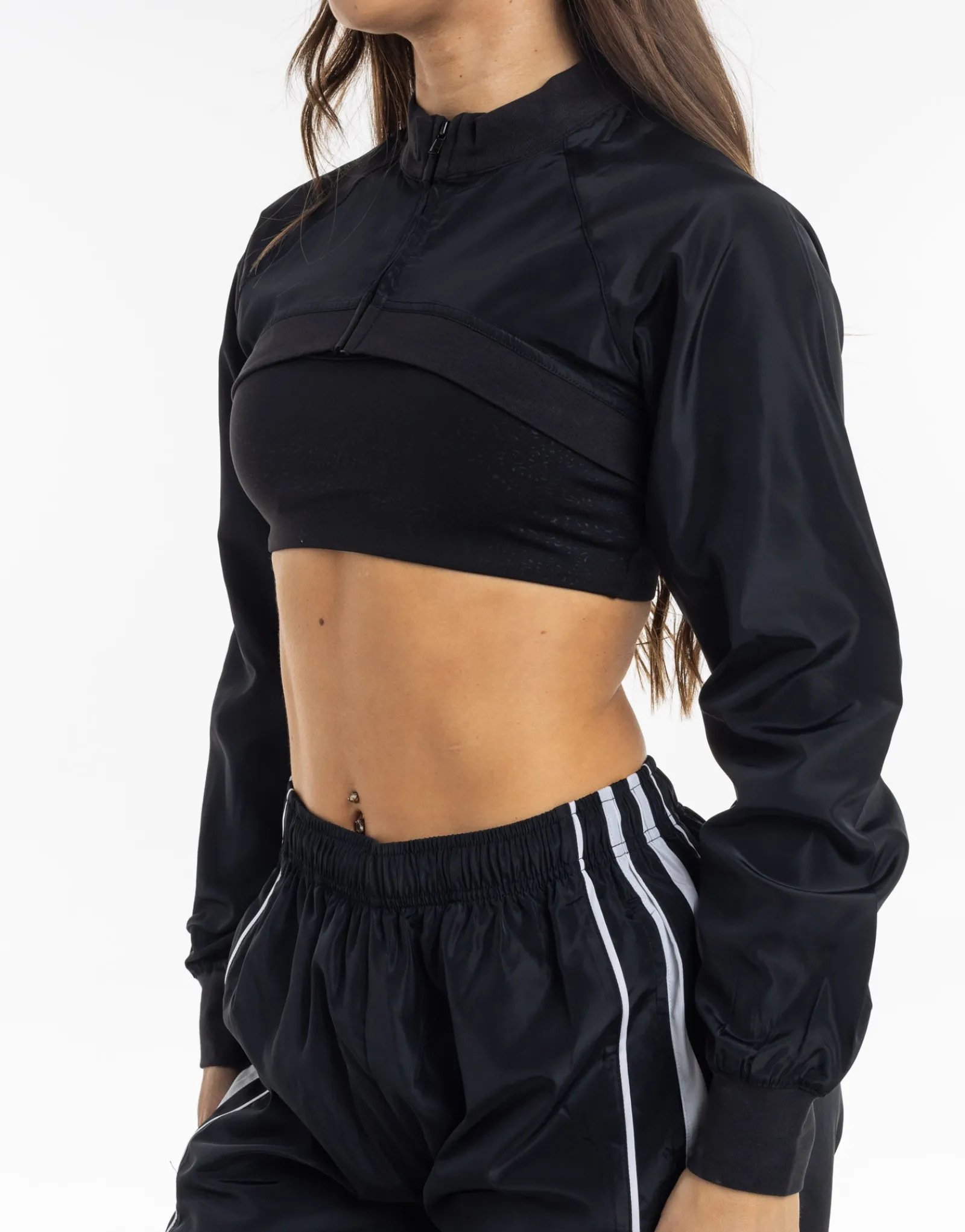 Hot ECHT Y2K Retro Speed Jacket Flat Black