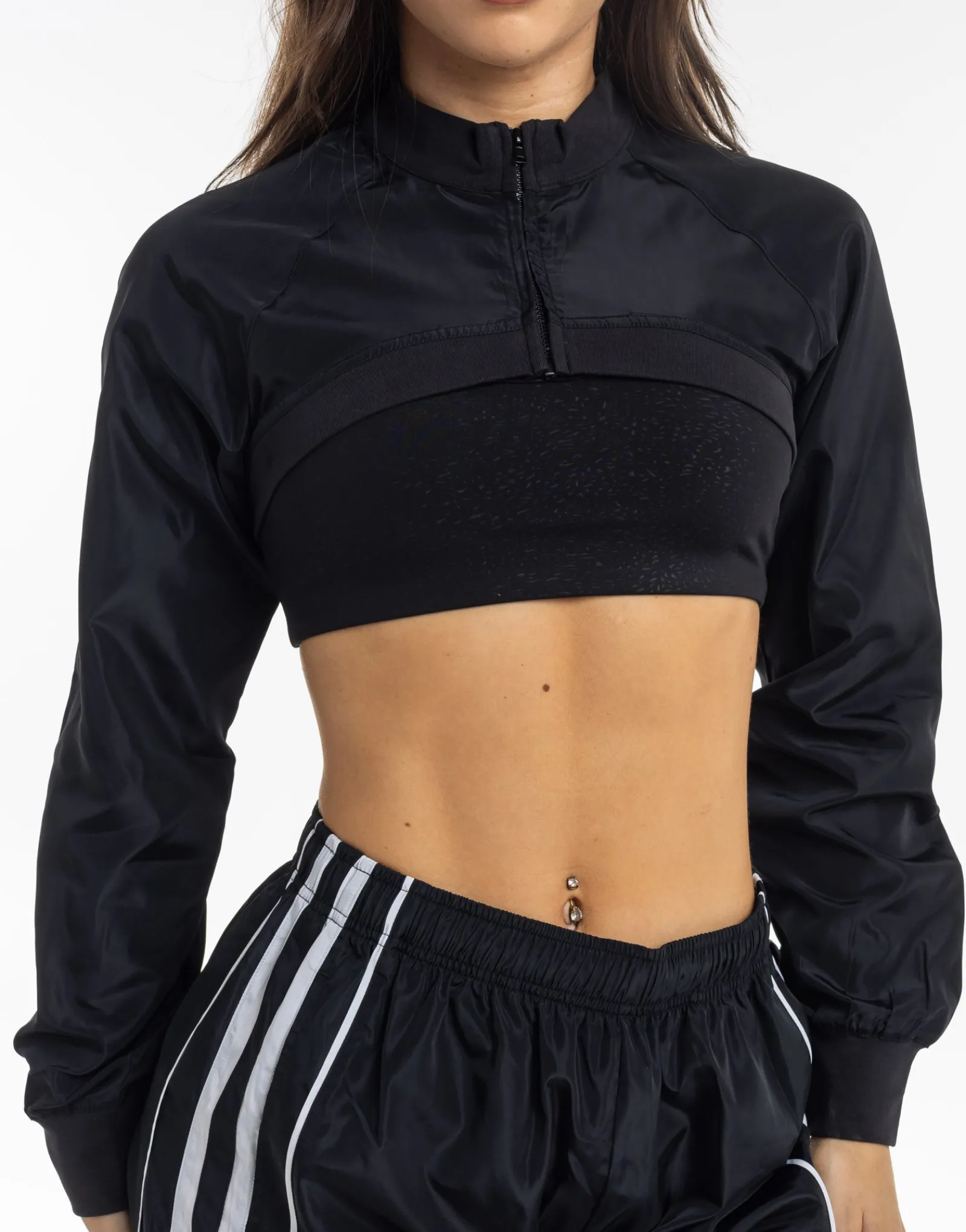 Hot ECHT Y2K Retro Speed Jacket Flat Black