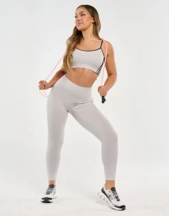 Discount ECHT Y2K Retro Speed Sports Bra Micro Grey