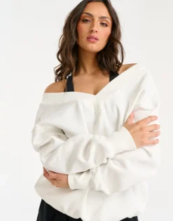 Clearance ECHT ZenLayer Pullover White