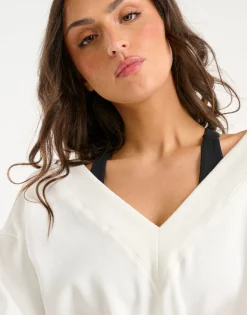 Clearance ECHT ZenLayer Pullover White