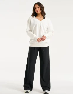 Clearance ECHT ZenLayer Pullover White