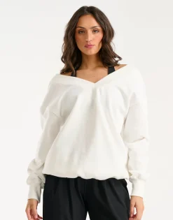 Clearance ECHT ZenLayer Pullover White
