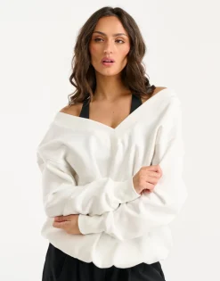 Clearance ECHT ZenLayer Pullover White